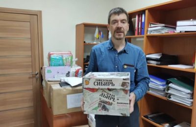 Письма сибиряков вместе с гуманитарной помощью нашим воинам поедут в Донбасс