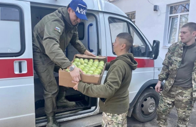 На фронт передали очередную партию гуманитарной помощи