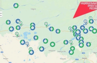 Проекты благоустройства Новосибирской области, запланированные на 2023 год, разместили на интерактивной карте
