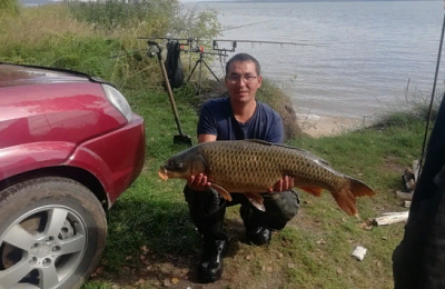 В Новосибирской области рыбак выловил сазана-гиганта весом более 13 килограммов