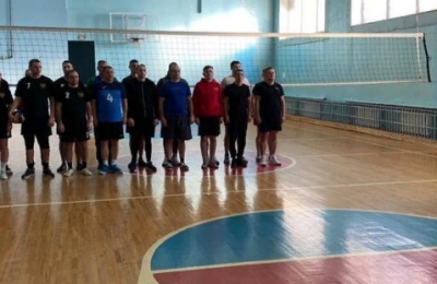 Соревнования по волейболу среди сотрудников МВД России